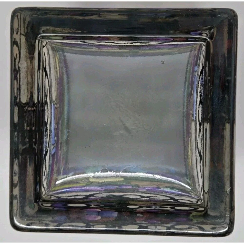 Amia Studios Wine Country Stained Glass Vase 6x4
